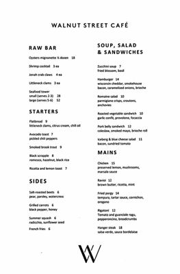 Menu photo 7 Walnut Street Cafe Philadelphia, PA Menu photo 7 Walnut Street Cafe Philadelphia, PA