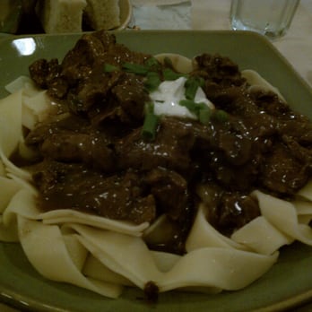 Linn's Restaurant - beef stroganoff - American Near Me - Cambria, California Linn's Restaurant - beef stroganoff - American Near Me - Cambria, California