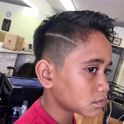 Kimberly's Barber & Hair Styling - He was happy w/it