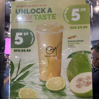 Kung Fu Tea - Guava lemon green tea ad - Bubble Tea Near Me - Brampton, Ontario Kung Fu Tea - Guava lemon green tea ad - Bubble Tea Near Me - Brampton, Ontario