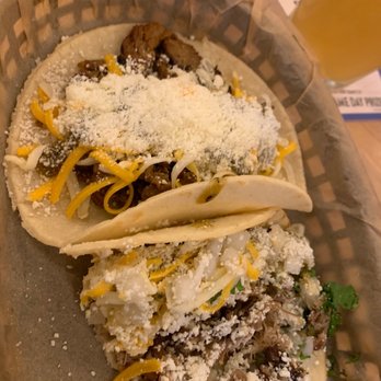 Torchy's Tacos - Beef fajita on left and carnitas on right..... - Tex-Mex Near Me - Denver, Colorado Torchy's Tacos - Beef fajita on left and carnitas on right..... - Tex-Mex Near Me - Denver, Colorado