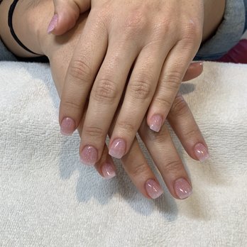 Be Be Nails Spa - Natural pink acrylic set - Nail Salons Near Me - Torrance, California Be Be Nails Spa - Natural pink acrylic set - Nail Salons Near Me - Torrance, California