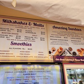 Cone E Island Ice Cream - Menu as of May 2025 - Ice Cream & Frozen Yogurt Near Me - Catskill, New York