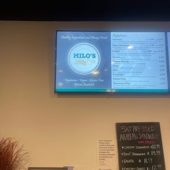 Milo's Pita - Menu - Mediterranean Near Me - Chicago, Illinois Milo's Pita - Menu - Mediterranean Near Me - Chicago, Illinois