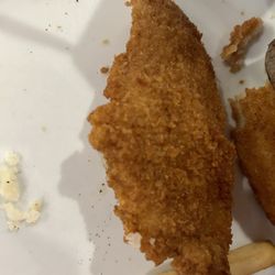 Santa Fe Steakhouse - Fried fish from the freezer