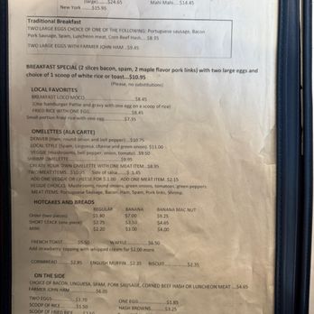 Tasty Crust Restaurant - Menu - Breakfast & Brunch Near Me - Wailuku, Hawaii