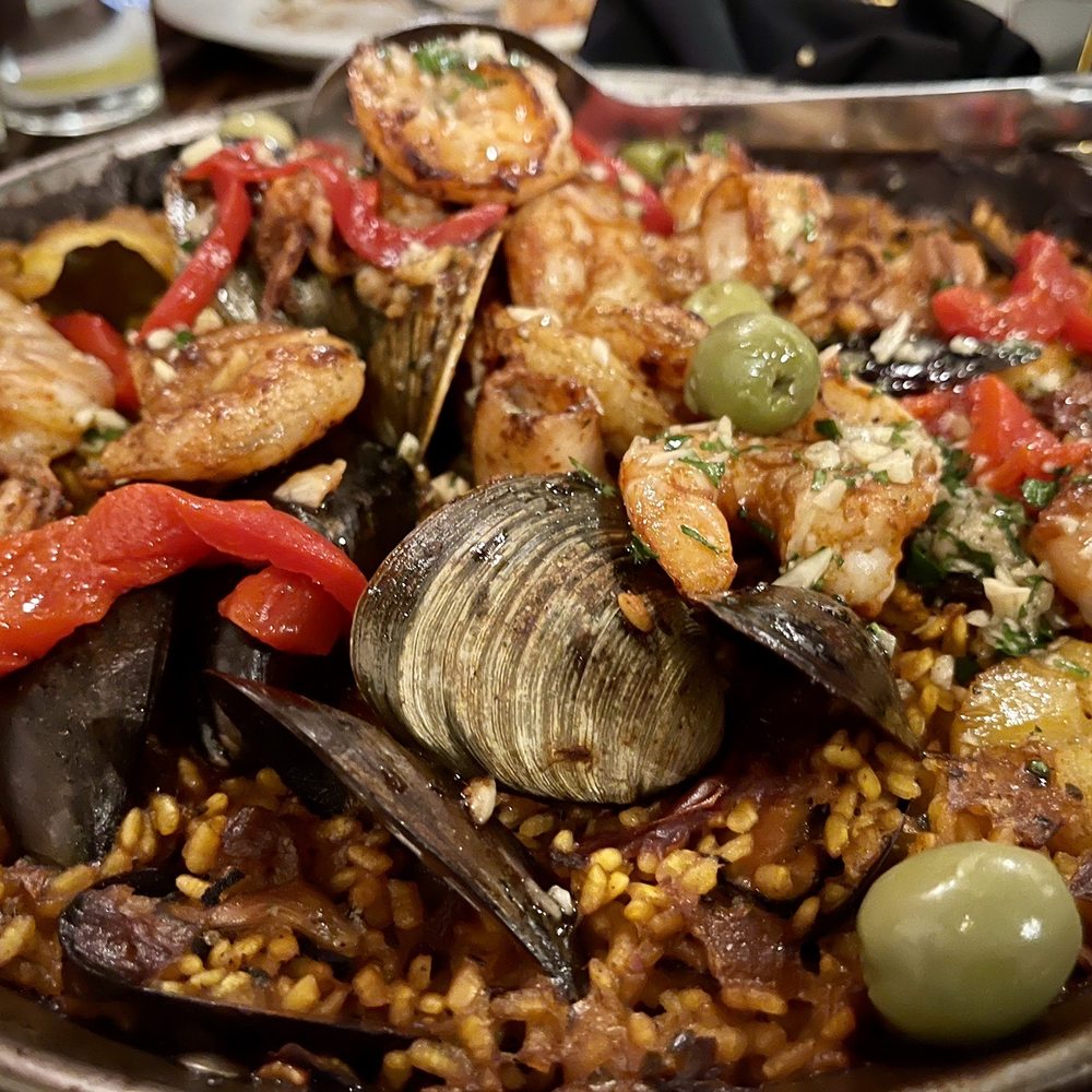 Basque Tapas Bar - Seafood paella for 2 - Tapas Bars Near Me - Piermont, New York