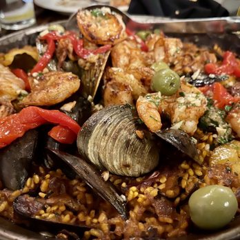 Basque Tapas Bar - Seafood paella for 2 - Tapas Bars Near Me - Piermont, New York