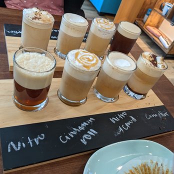 Blue Bean - Nitro coffee flight - Coffee & Tea Near Me - Ankeny, Iowa
