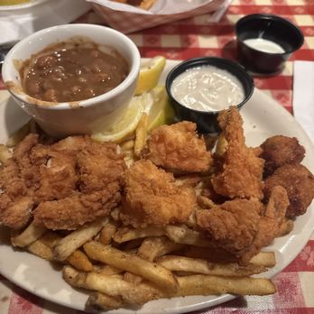 Clear Springs Restaurant - Combo Chicken Strips & Shrimp - American Near Me - Midland, Texas