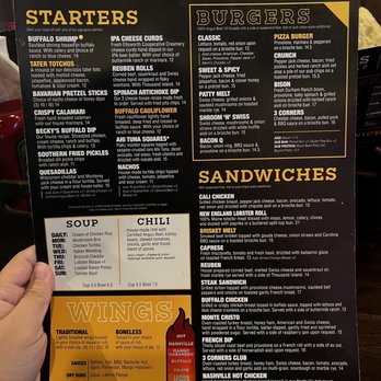 3 Corners Grill & Tap - New Lenox - Menu - American Near Me - New Lenox, Illinois