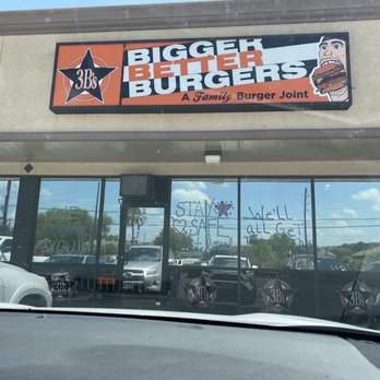 3B's Burgers & Beer - Front entrance with positive & motivating messages to their customers - Burgers Near Me - Spring, Texas 3B's Burgers & Beer - Front entrance with positive & motivating messages to their customers - Burgers Near Me - Spring, Texas