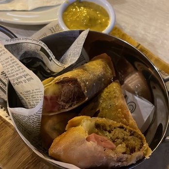 Asere Cubano Kitchen & Bar - Spring rolls. Idk why but the mustard was amazing lol - Cuban Near Me - San Juan, Puerto Rico Asere Cubano Kitchen & Bar - Spring rolls. Idk why but the mustard was amazing lol - Cuban Near Me - San Juan, Puerto Rico