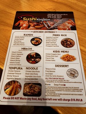 Menu photo 3 Sushi Kingdom Buford, GA Menu photo 3 Sushi Kingdom Buford, GA