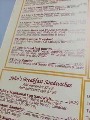 Menu photo 7 John's Corner Breakfast & Lunch Ludlow, MA Menu photo 7 John's Corner Breakfast & Lunch Ludlow, MA