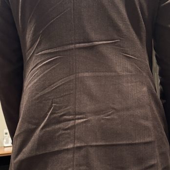 Indochino - Wrinkled suit after sitting for 3 minutes.  Cheap material. - Men's Clothing Near Me - Atlanta, Georgia