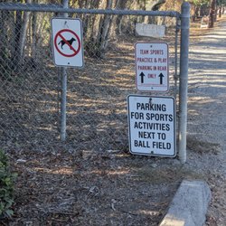 Edison Park - Parking for baseball/softball is in the rear