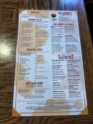 Menu photo 1 Bob's Place Avon, CO