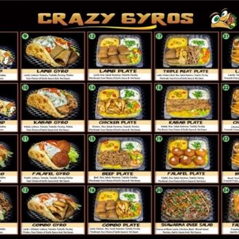 Crazy Gyros - Menu - Mediterranean Near Me - Newberg, Oregon Crazy Gyros - Menu - Mediterranean Near Me - Newberg, Oregon