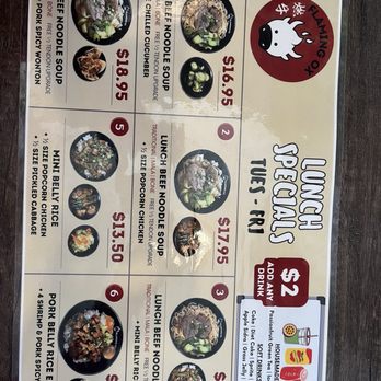 Flaming Ox - Menu - Taiwanese Near Me - San Jose, California