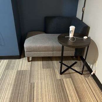 Holiday Inn Express Simi Valley - This was the sofa bed I paid for.  Small and no bed - Hotels Near Me - Simi Valley, California