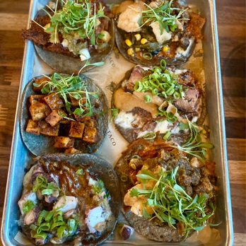 Nixtaco - 2x Combination 1x Spicy Tofu 1x Octopus 1x Pork Al Pastor 1x Pork Belly - Mexican Near Me - Roseville, California Nixtaco - 2x Combination 1x Spicy Tofu 1x Octopus 1x Pork Al Pastor 1x Pork Belly - Mexican Near Me - Roseville, California