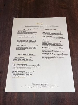 Menu photo 3 1892 Restaurant & Lounge Gillette, WY