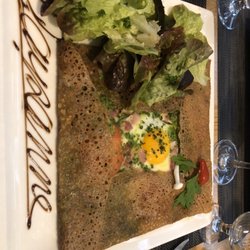 l'her du temps - Galette paysanne avec un œuf miroir