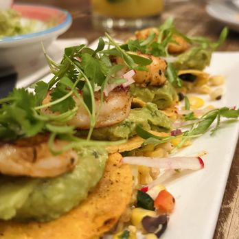 Bar.bacoa - Blackened Shrimp Tostada - Spanish Near Me - Atlanta, Georgia
