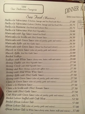 Menu photo 5 Sevilla Restaurant & Bar New York, NY Menu photo 5 Sevilla Restaurant & Bar New York, NY