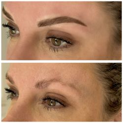 Sketch - Ombré brows before and after