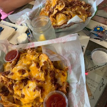 The Bubble Room - Carolina Moons. Must have with cheese and bacon. - Desserts Near Me - Captiva, Florida The Bubble Room - Carolina Moons. Must have with cheese and bacon. - Desserts Near Me - Captiva, Florida