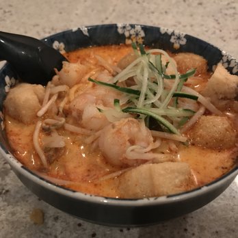 Laut - Curry laksa with shrimp ($16) - Thai Near Me - New York, New York