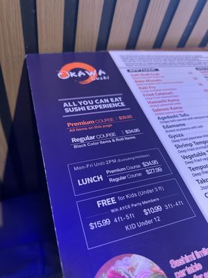 Menu photo 4 Okawa Sushi Milpitas, CA Menu photo 4 Okawa Sushi Milpitas, CA