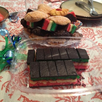 Alfonso's Pastry Shoppe - Assorted cookies with extra rainbows for Father's Day '14 - Bakeries Near Me - Staten Island, New York