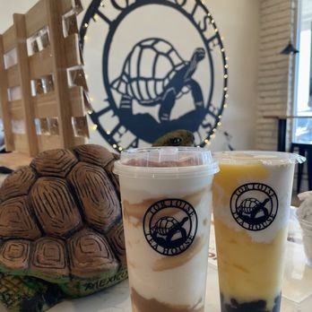 Tortoise Tea House - Cookie butter milk shake and mangonada with boba - Bubble Tea Near Me - Phoenix, Arizona