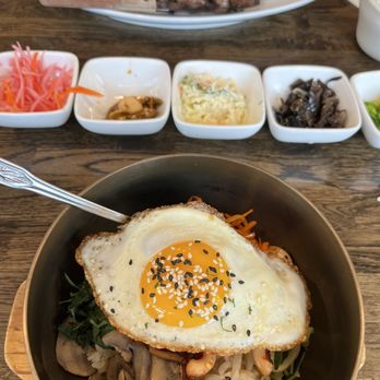 Woori - Bibimbab squid, 5-app plates special and Kalbi. - Korean Near Me - Arlington, Massachusetts