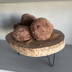 Rustic Joy Bake Shop - French Chocolate Puffs! 
Chocolate muffin cake rolled in cinnamon and sugar..