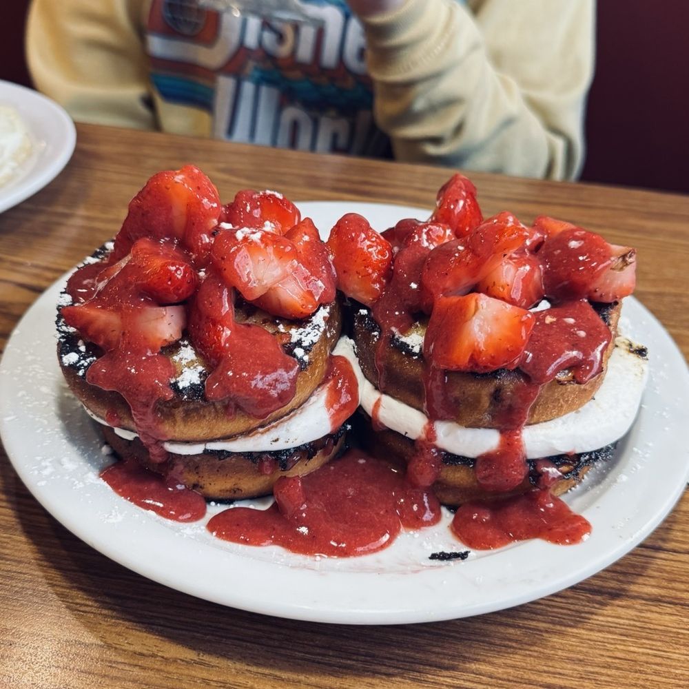 Denny's - Loaded Strawberry French Toast - Breakfast & Brunch Near Me - Fairview, Tennessee