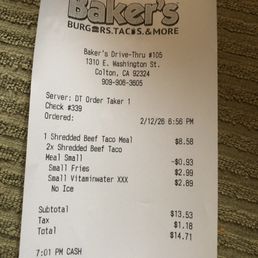 Receipt for proof of order Receipt for proof of order