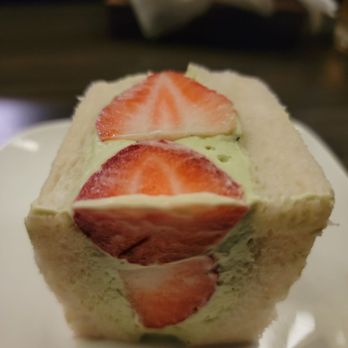 Yokocho - Strawberry and matcha cream sando - Cocktail Bars Near Me - Chicago, Illinois