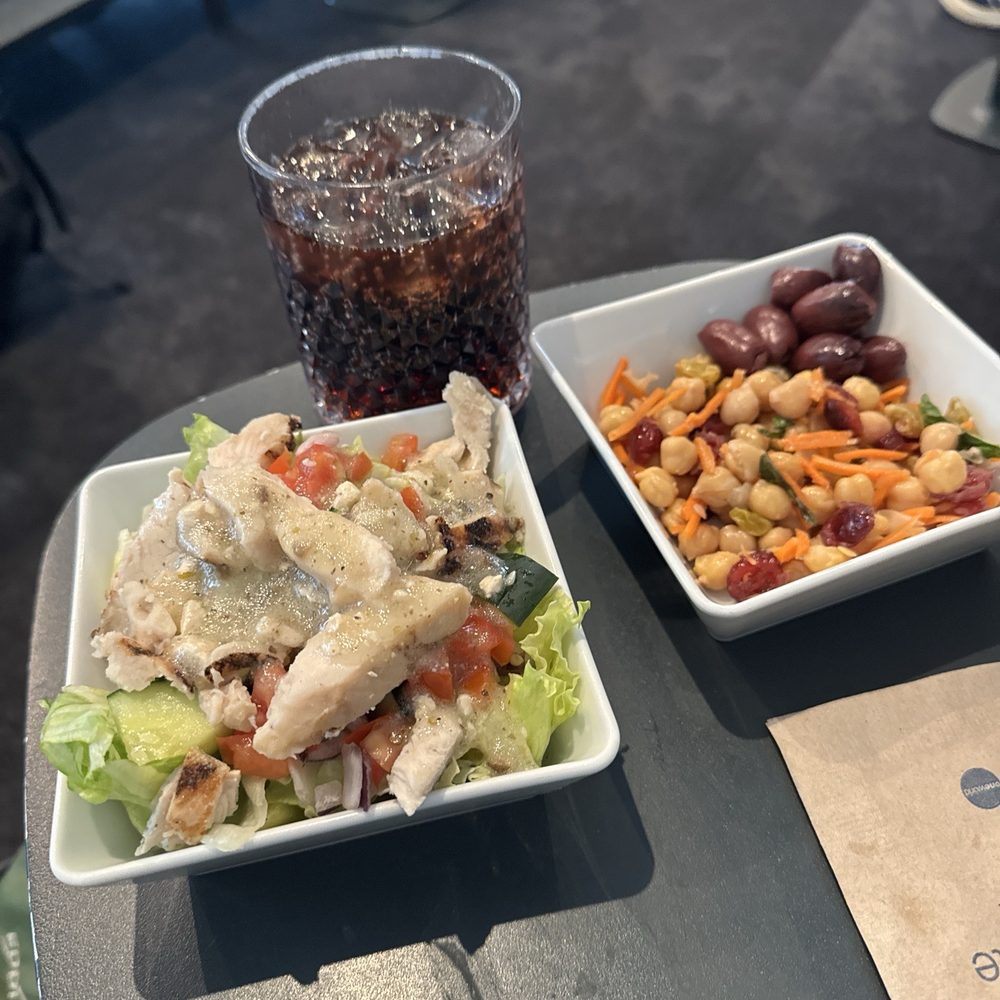 Alaska Airlines Lounge - Concourse D - Greek salad - Airport Lounges Near Me - Seattle, Washington