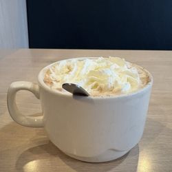 Hot chocolate-$4.99