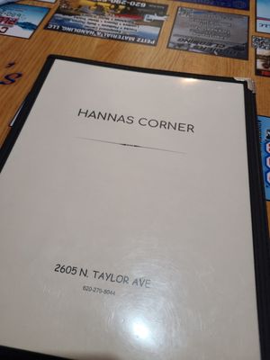 Menu photo 3 Hanna's Corner Garden City, KS Menu photo 3 Hanna's Corner Garden City, KS