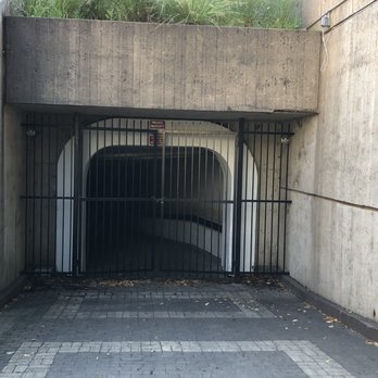 Passageway Park - Locked gate that leads under Cherry Street - Parks Near Me - Winston-Salem, North Carolina