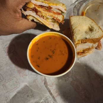 Wawa - Spicy turkey sandwich and tomato basil soup to go - Convenience Stores Near Me - Piscataway, New Jersey