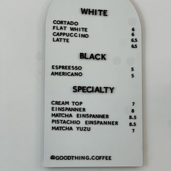 Goodthing Coffee - Menu - Coffee & Tea Near Me - Burlingame, California Goodthing Coffee - Menu - Coffee & Tea Near Me - Burlingame, California