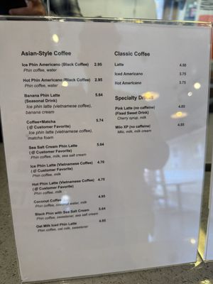 Menu photo 3 Caffeine Society Sacramento, CA