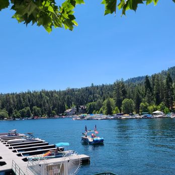 McDonald's - View from the outdoor seating area - Fast Food Near Me - Lake Arrowhead, California