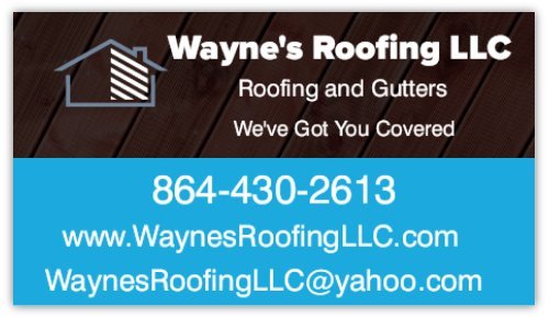Slide of Wayne's Roofing